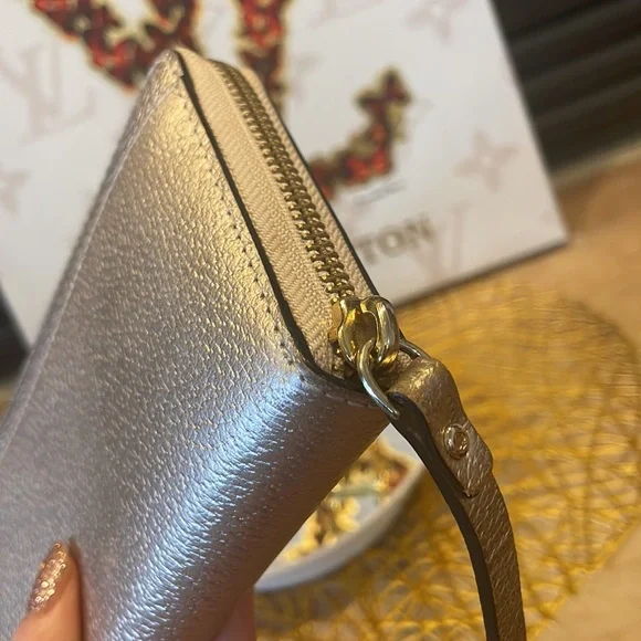 Kate Spade Metallic Zippy Wallet - Picture 9 of 13